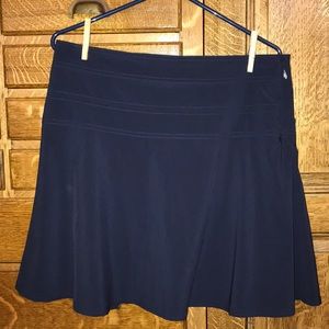 Athleta skirt skort shorts sz med dark navy blue